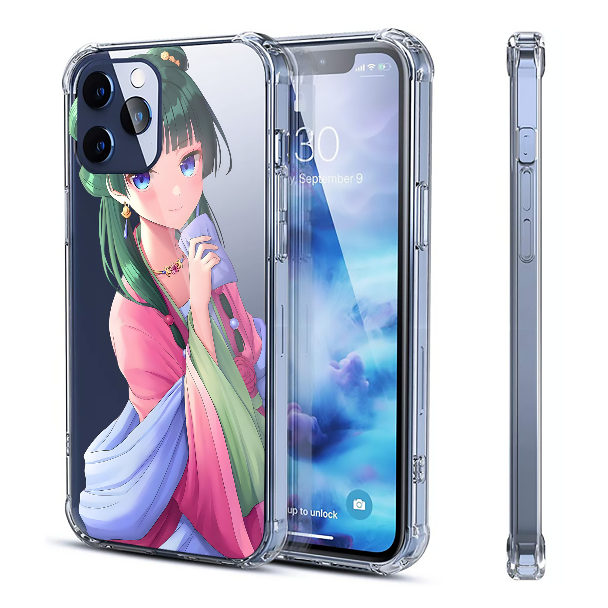 （画像用） 薬屋のひとりごと The Apothecary Diaries 【iPhone 12シリーズ対応】透明スマホケース（クリアソフトケース）
